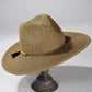 Duo-Tone Panama Hat with Wood Beads