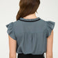 Front Tie Detail Blouse