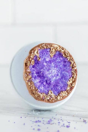 Amethyst Crystal Bath Bomb – Geode