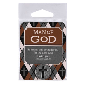 Pocket Coin Man Of God Be Strong