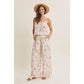Carefree Summer Seashell Wide-Leg Pants