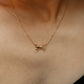 18K Stainless Steel Bow Necklace