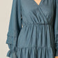 Dusty Ruffle Sleeve Dress