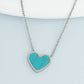 Bay Turquoise Heart Necklace