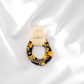 Black and Gold Game Day Bracelet Stack