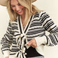 Lovely Bow Striped Sweater