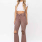 SALE Vintage High Rise Cropped Flare