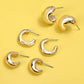 BUBBLY MINI HUGGIE HOOP TRIO EARRINGS