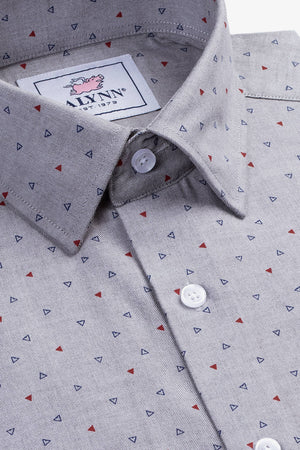 Percy Classic Fit Dress Shirt Gray Alynn