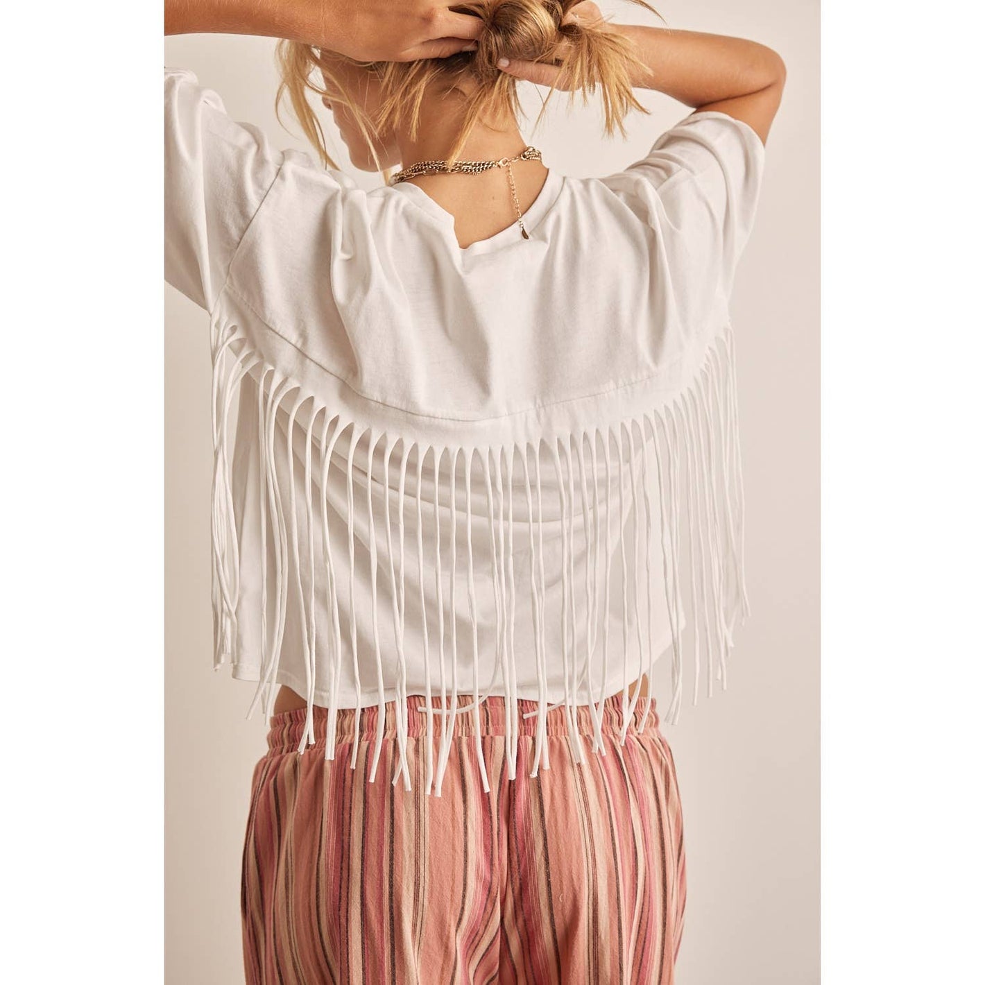 SALE On The Fringe Oversized T- Shirt