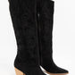 Black Western Zip-Up Boot