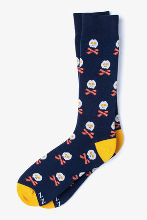 Bacon & Eggs Breakfast Carded Cotton Socks Alynn