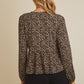 Chantel Leopard Bow Top