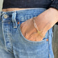 18k Gold Filled Classic Paperclip Bracelet