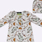 Fishing Bobber Baby Knotted Gown