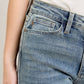Vintage Wash Double Roll Cuff Boyfriend