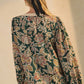 Plus Floral Printed Blouse