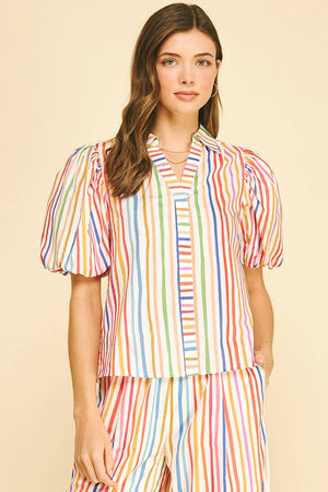 Summer Fun striped Blouse