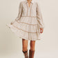 Romantic Toile Mini Dress