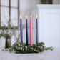 Taper Candles – 100% Pure Beeswax – Advent 12” Hand-Dipped
