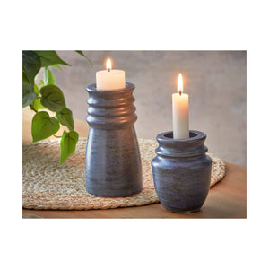 Azula Tealight Taper Holder Large - Blue