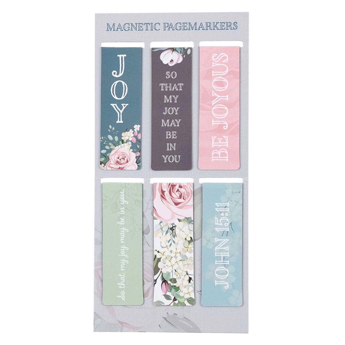 Joy Magnetic Bookmark Set