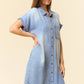 Make Me Fall Tencel Denim Dress