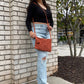 Val Macrame Crossbody Bag with Tassel