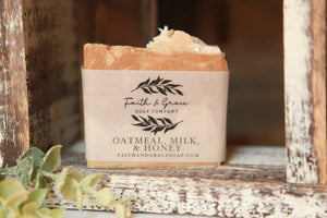 Oatmeal, Goats Milk & Honey Soap