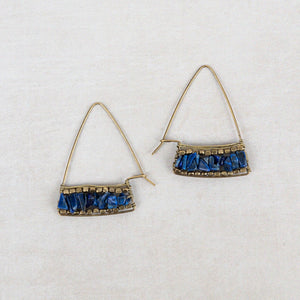 Teja Lapis Drop Earrings