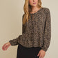 Chantel Leopard Bow Top