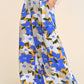 Floral Print Multicolor Polazzo Pants