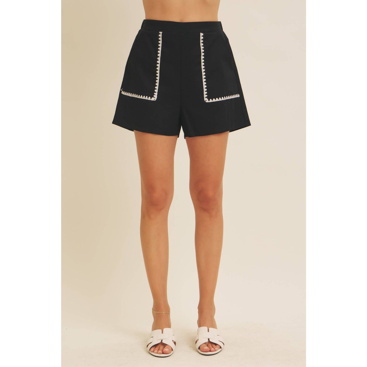 SALE The Audrey Embroidered Shorts