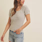 Square Neck Knit Top