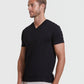 Short Sleeve T-Shirt | V-Neck | Black
