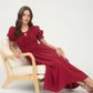 Mirah Smocked Front Tie Dress