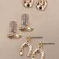 Western Earring Trio