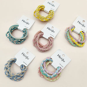 Candy Color Twisted Hair Ties