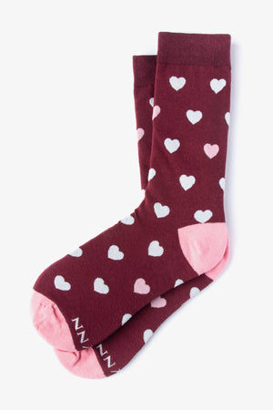 Love Hearts - Women's Cotton Sock by Alynn
