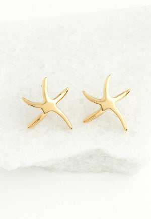 Starfish Hope Studs in Gold
