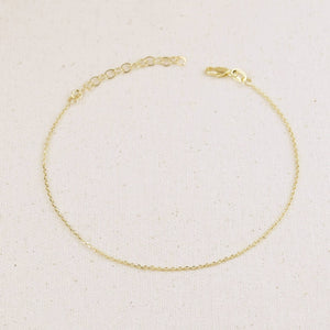 0.9mm Link Chain Anklet