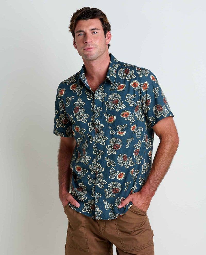 Fletch Midnight Thistle Short Sleeve Shirt