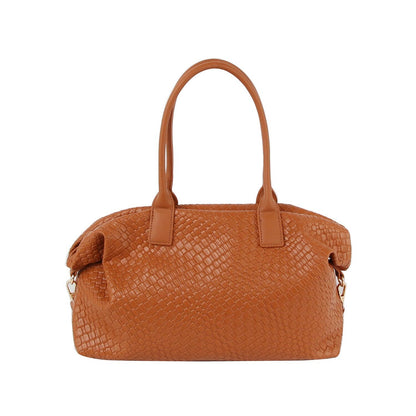 Textured Duffle Bag with Crossbody Strap