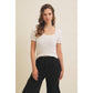 Square Neck Knit Top
