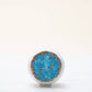 Turquoise Crystal Bath Bomb – Blue + Gold