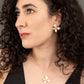 Hope in Bloom Necklace in Tuscan Tan- 14K Gold Plated and Enamel Floral Pendant Necklace