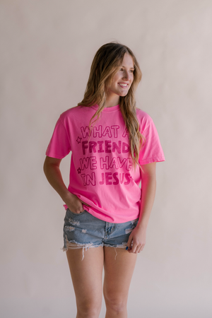 What A Friend Tee | Women's Christian Tee