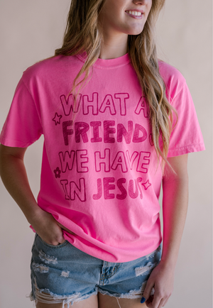 What A Friend Tee | Women's Christian Tee