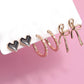 Earring Trio Bows & Hearts