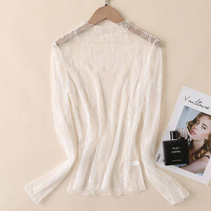Long Sleeve Lace Top